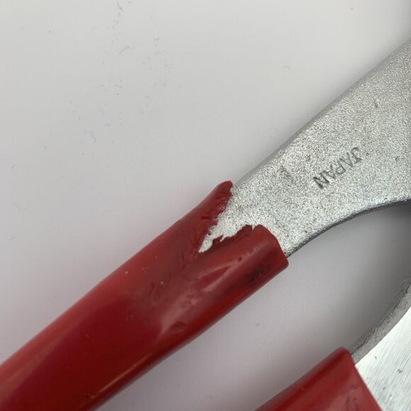 Vintage Stanley Groove Joint Pliers 84-139 Silver Red Channel Lock 10 Inch Japan - Picture 7 of 8